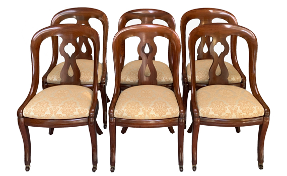 Antique Constantine & Co Mahogany Dining Chairs
