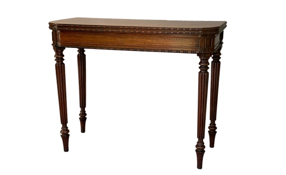 Antique Gillows Rosewood Card Table
